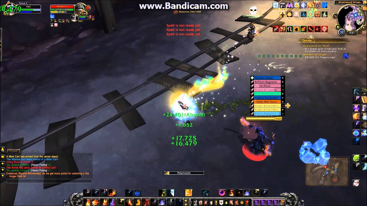Fire Mage PvP Damage Rotation WoD Season 1
