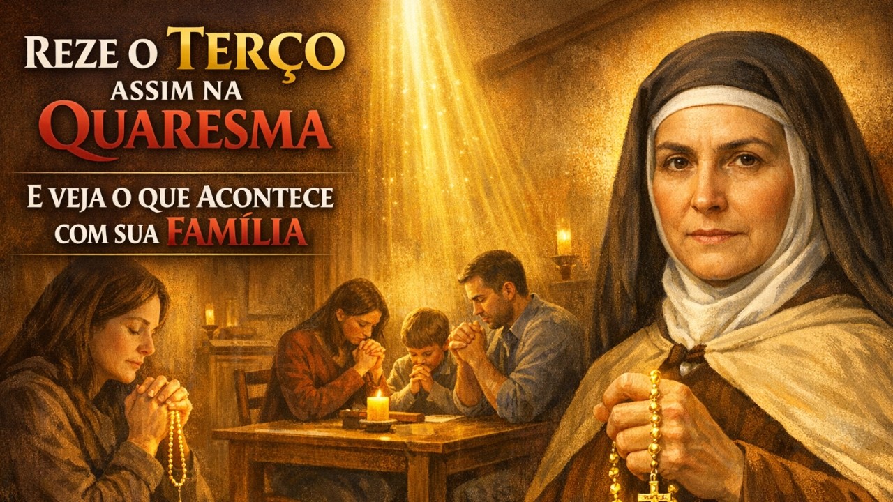 Santa Teresa reze o terço desta forma durante a Quaresma e veja o que acontece com sua família