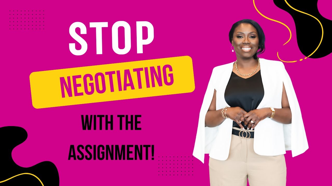 Stop Negotiating With Your Assignment: Obey What God Already Told You