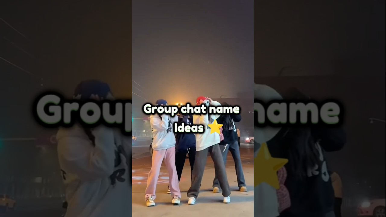 GROUP CHAT NAME IDEAS ⭐🤗#aestheic#ideas#group