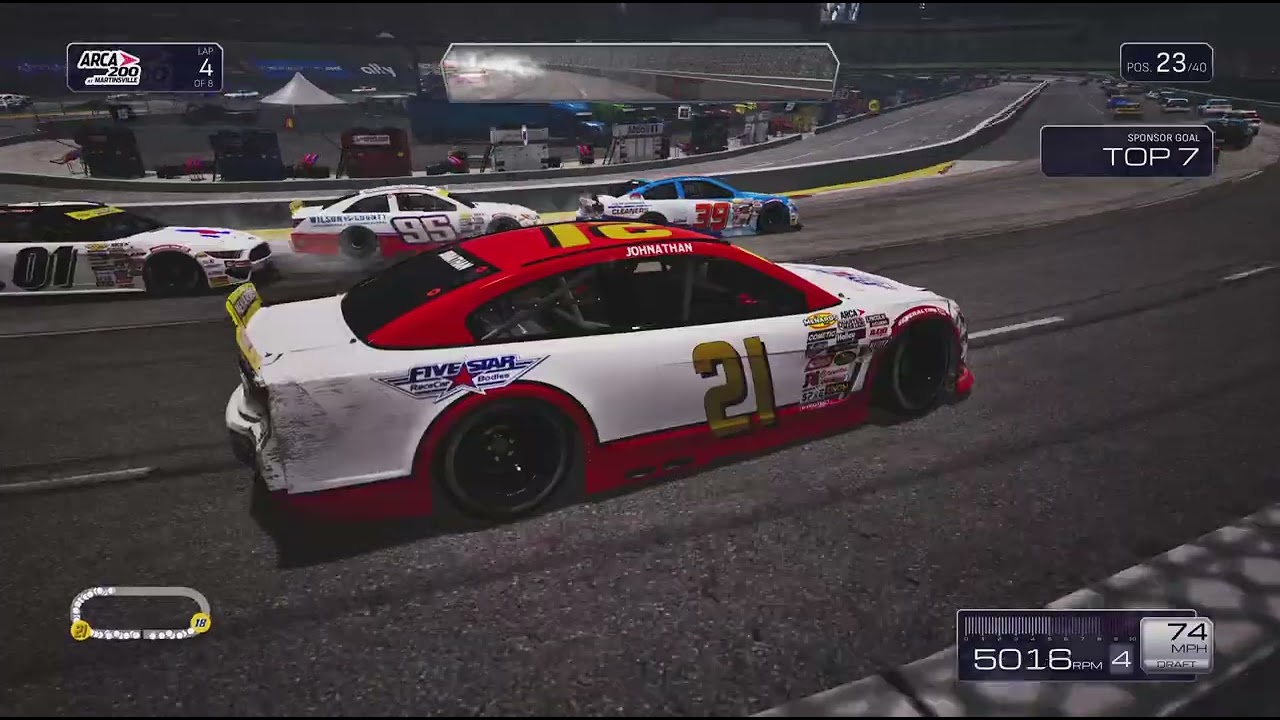 NASCAR 25 Career MODE 4
