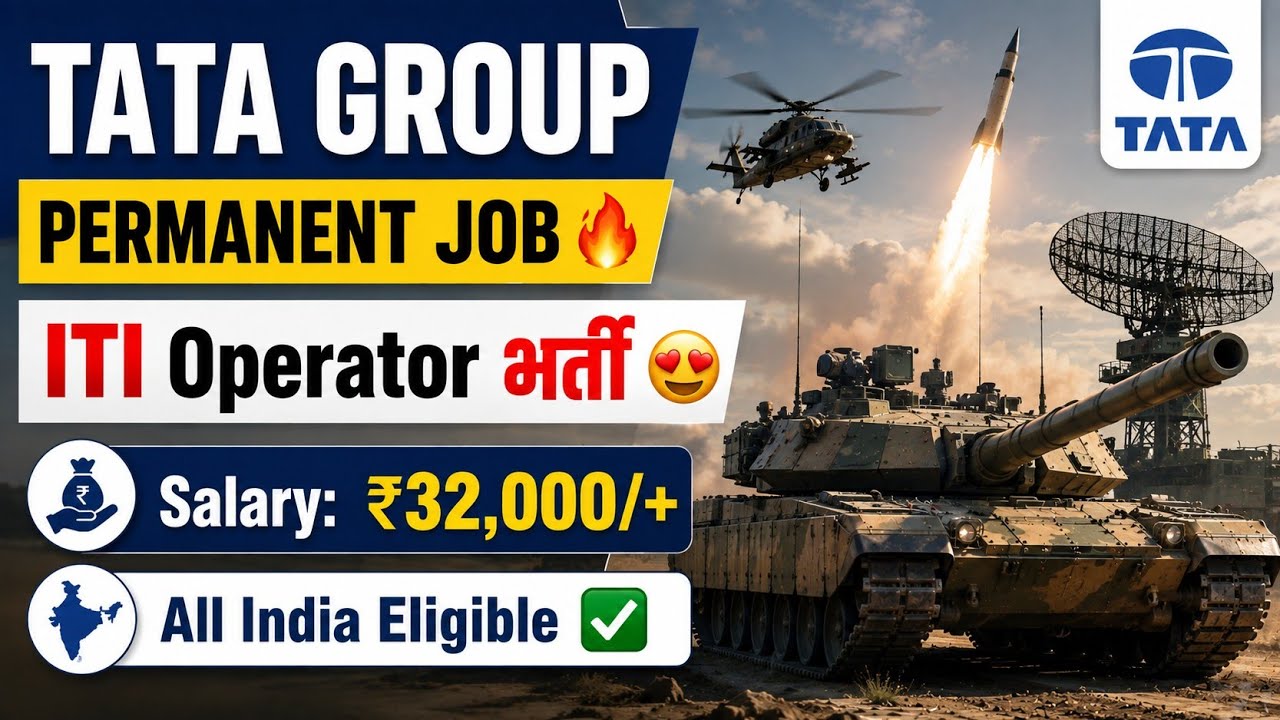 TATA Group ITI Operator Permanent Job Vacancy Out 😍 TASL Recruitment 2026 | ITI Jobs Vacancy