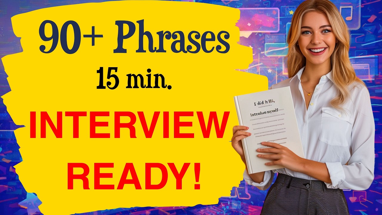 Learn English with Podcast: Self Introduction Interview Freshers | Shadowing Speaking Practice A2-B1