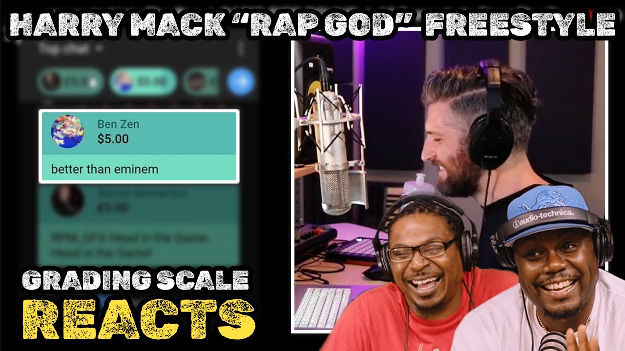 Harry Mack - Rap God Freestyle - Grading Scale Reacts
