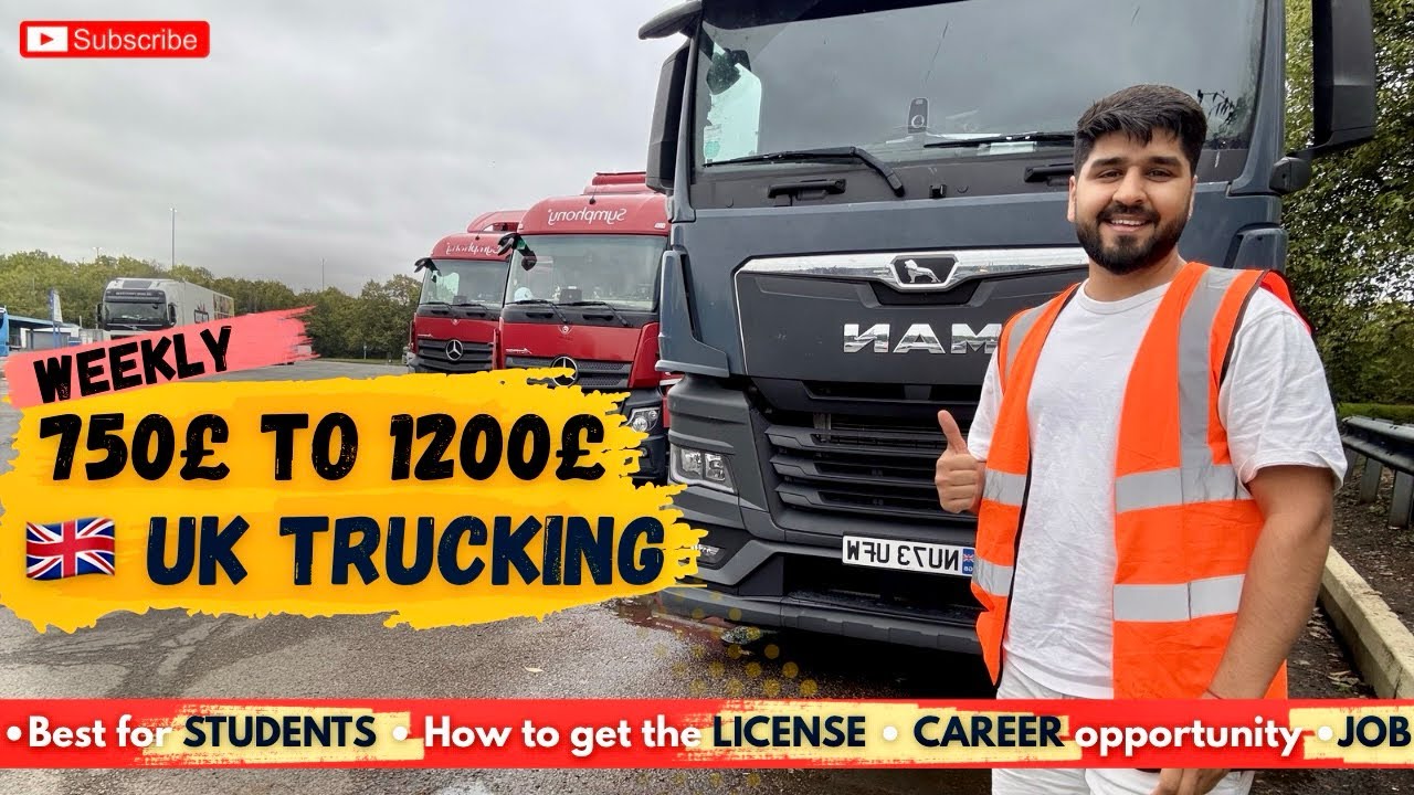 Earn &pound;750&ndash;&pound;1200 in Just 5 Days! 🚛 | Trucking 🇬🇧 UK | Best Job for Students & Career Growth