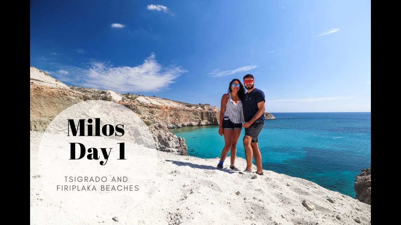 Milos, Greece - Day 1 (Tsigrado and Firiplaka beaches!)
