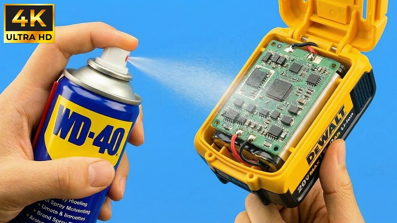 🔋Больше никогда не покупайте аккумуляторы для дрелей! Быстрый способ восстановить заряд аккумулятор