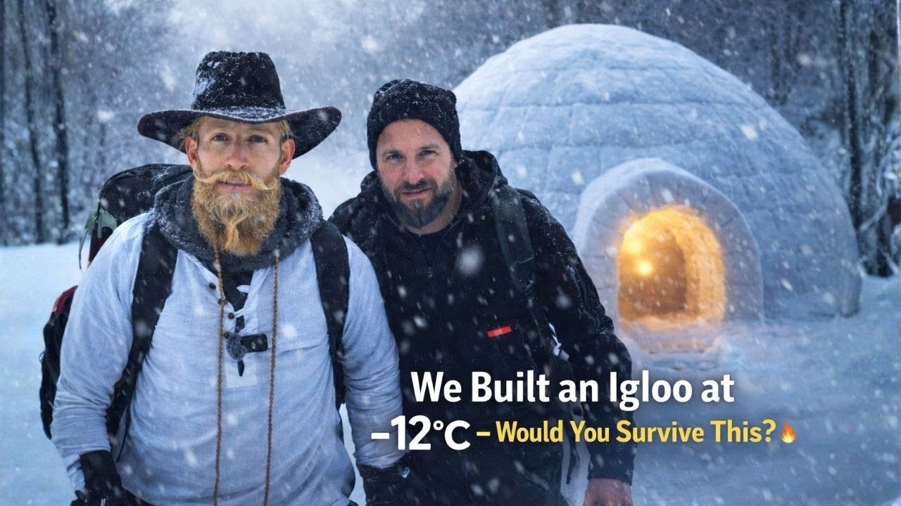 We Built an Igloo at  12°C — Would You Survive This