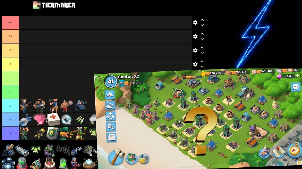 Boom Beach Headquarters 14 Troop Tiers and Base Design!