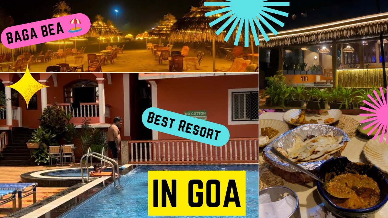 Best Resort In Goa Near Baga Beach | Landing At Goa Airport | Baga Beach Nightlife | Goa Trip 2024 |