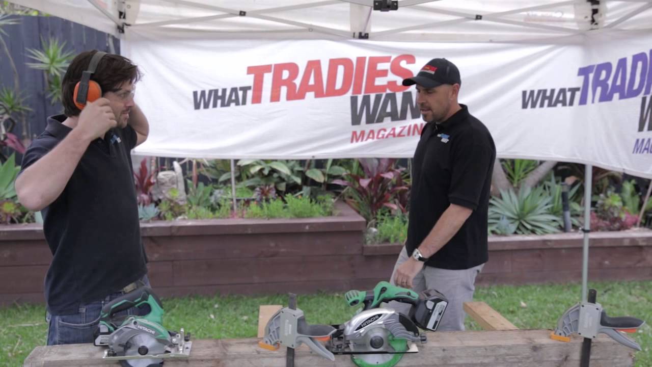 WTW Tough test HITACHI Compact Cordless Circular Saw C18DBL