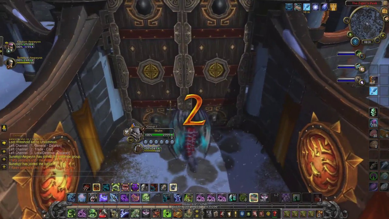 WoW Legion Arena S1 - S2 Gladiator Skulm Death Knight