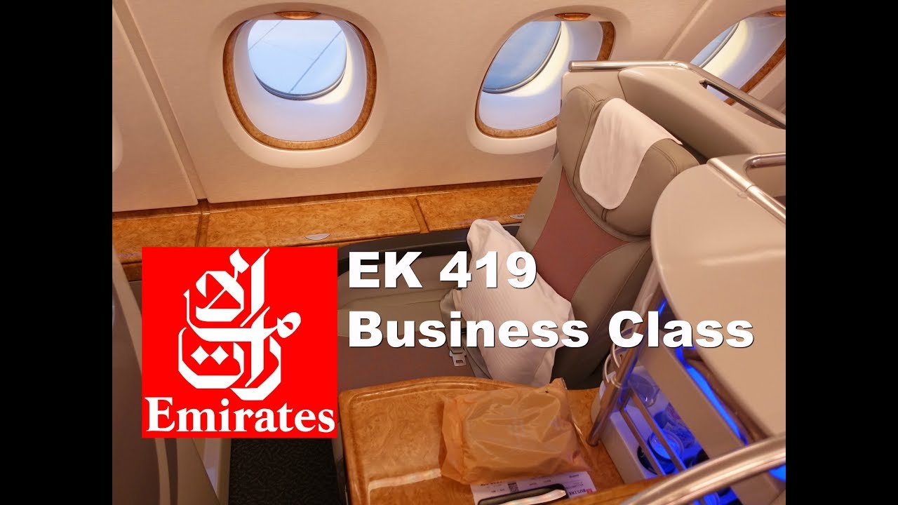 Yes - It's another Emirates Business Class video!