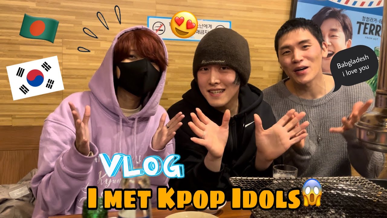Finally I'm in Korea and met Kpop Idols 🇰🇷 Yaa Vuishaa