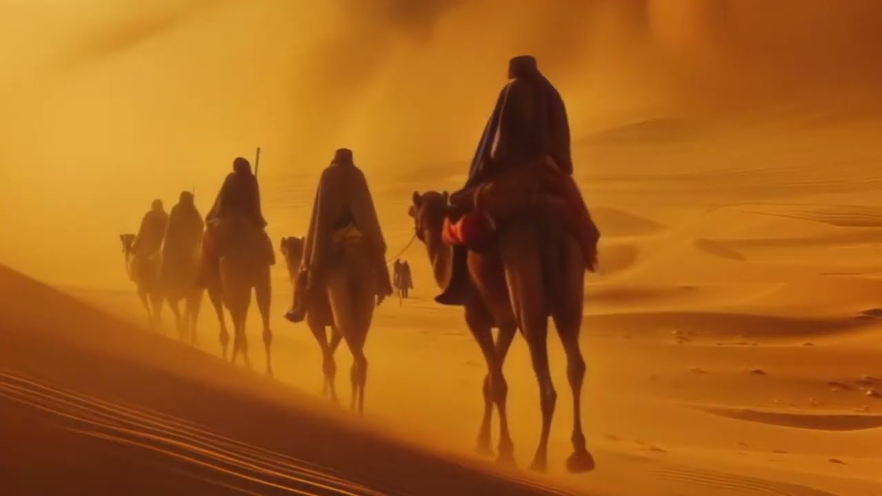 Salahadin Caravana a Damasco