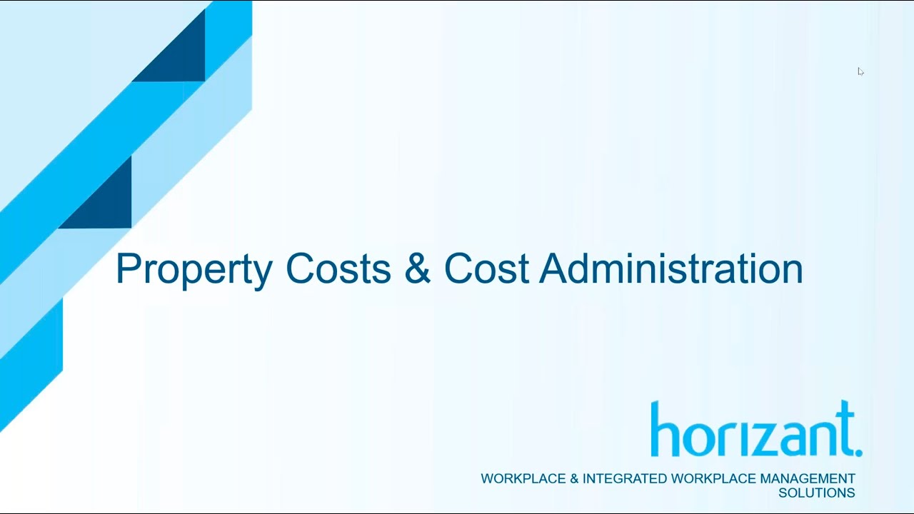 Archibus Knowledge Series — PT 9: Property Costs & Archibus Cost Administration