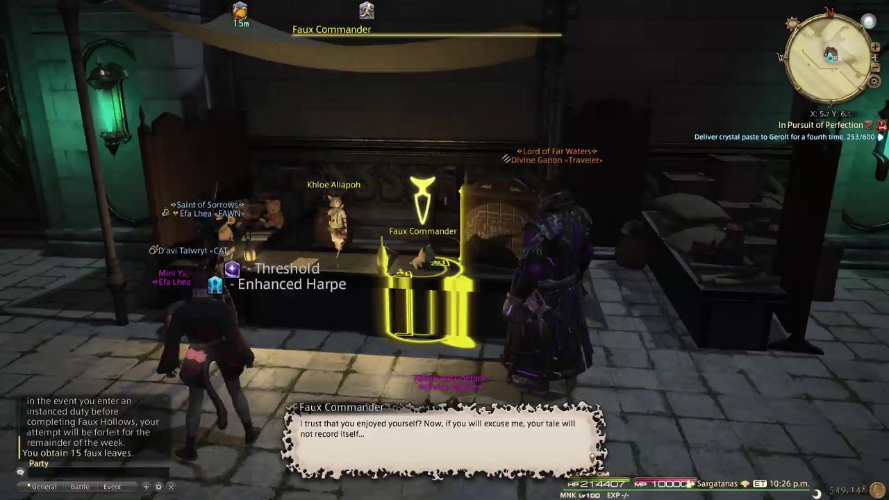 Final Fantasy XIV: Tuesday Grind (Reset) Roulettes, Relic, Unreal, and Savage 3/10/26