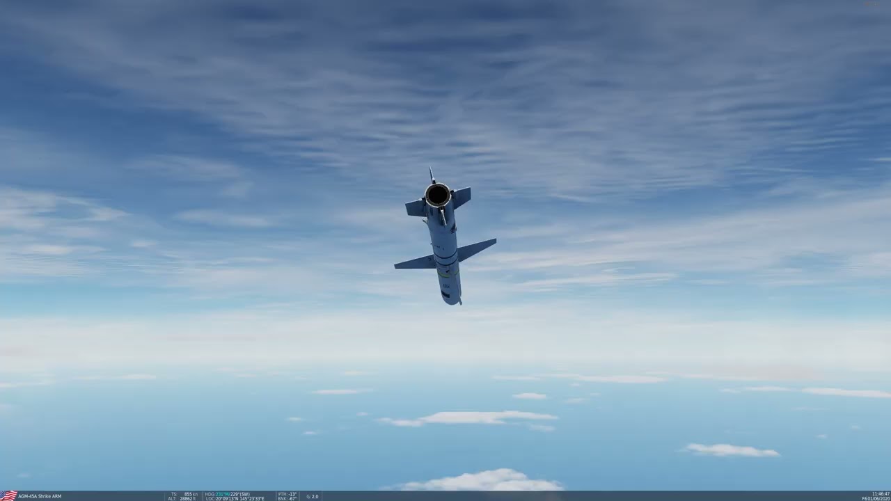 DCS Heatblur F-4E  AGM-45 Shrike WRCS Employment Using Loft and Direct Profiles