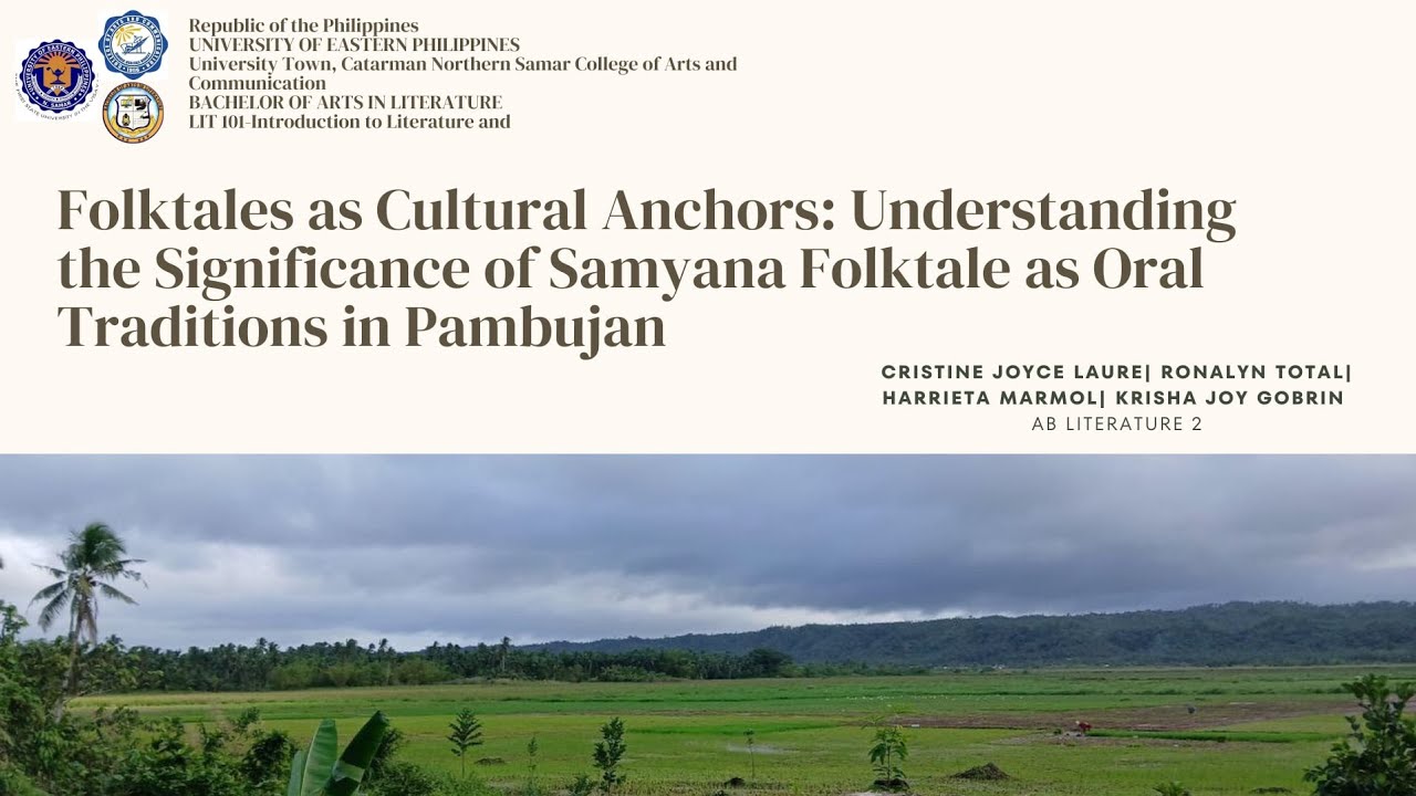 Folktale as Cultural Anchors