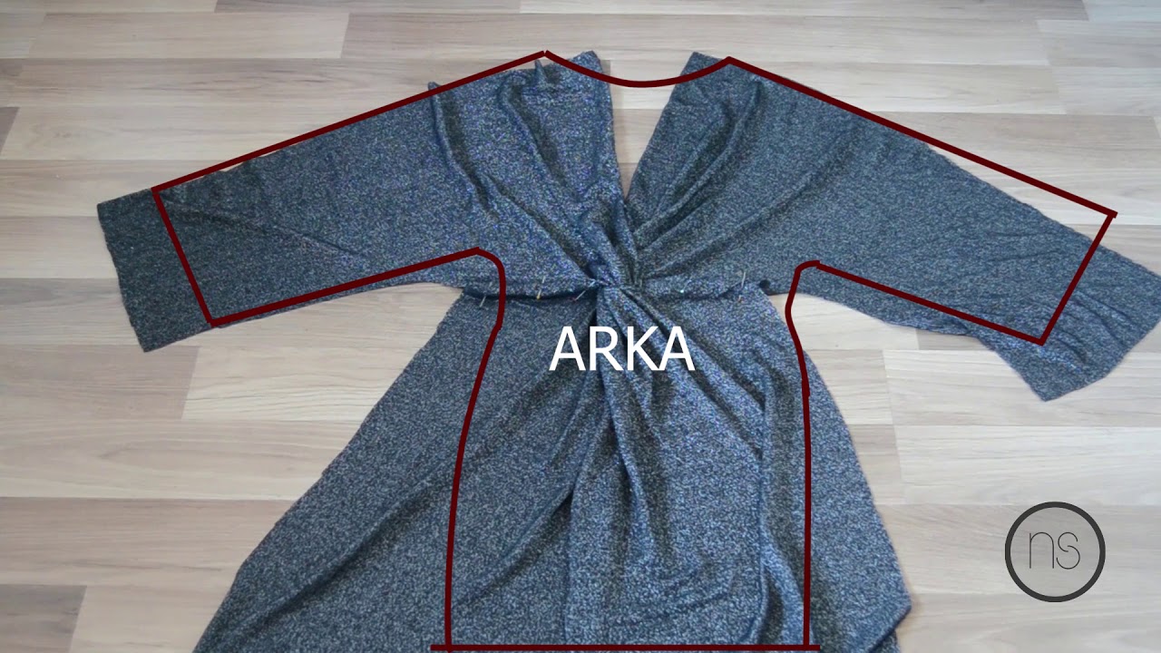 Düğümlü Elbise Yapımı / How You can Twist Dress?(davet elbisesi)// KALIPSIZ