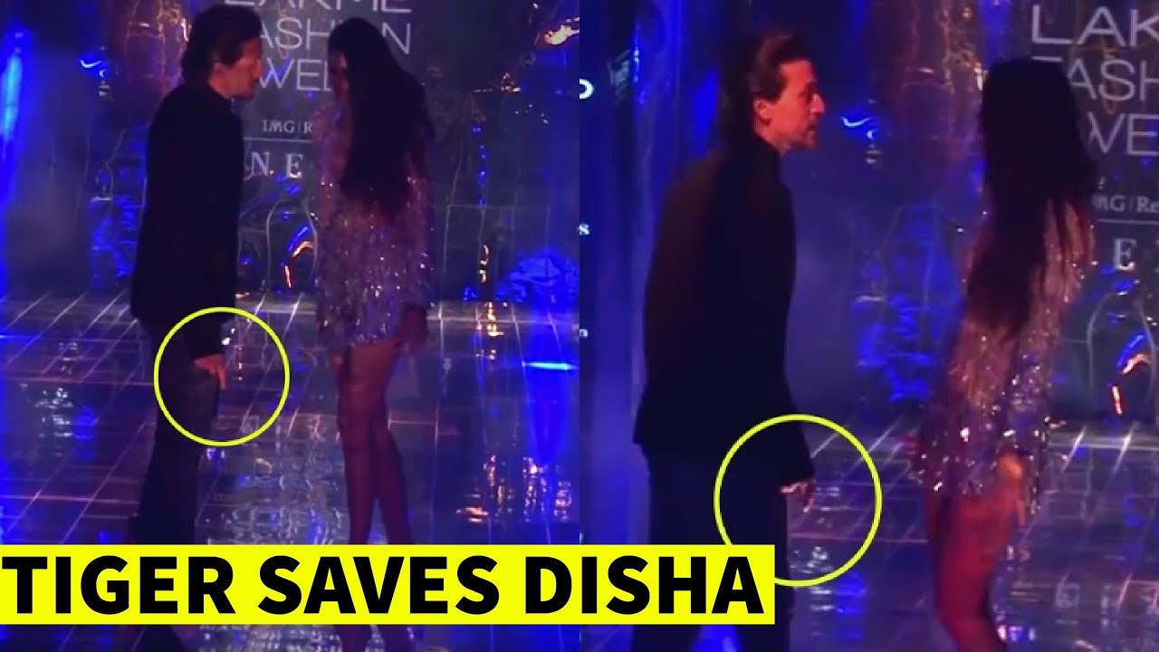 Tiger Shroff SAVES Disha Patani From A WARDROBE MALFUNCTION!