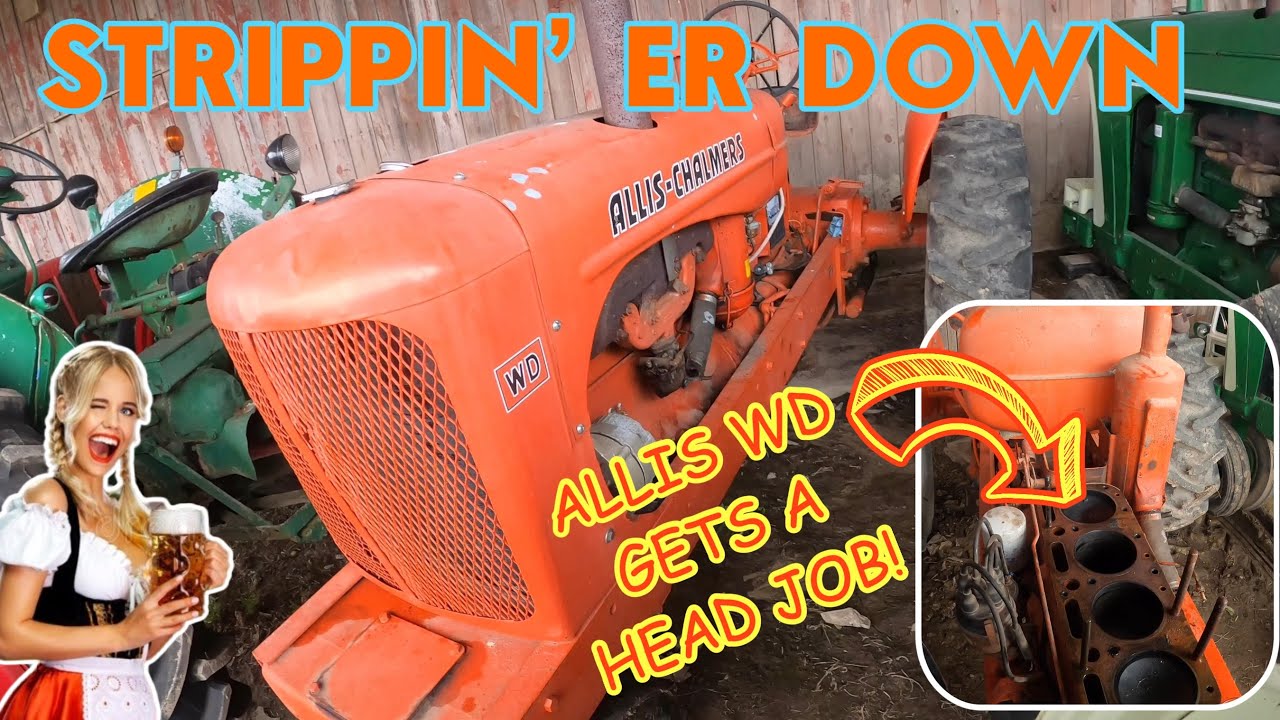 STRIPPING DOWN: Allis Chalmers WD gets a head job