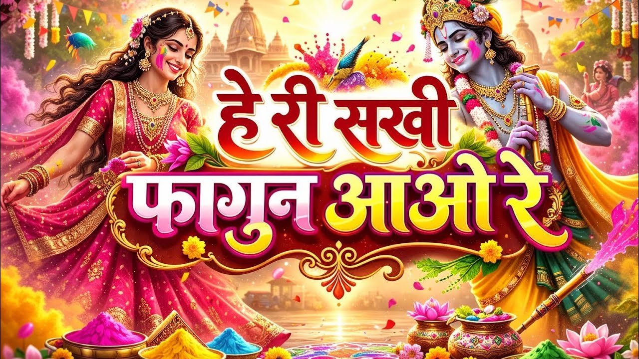 हे री सखी फागुन आ ओ रे | Radhe Krishan Holi | Heri Sakhi Fagun Aao Re | Holi Bhajan Song 2026