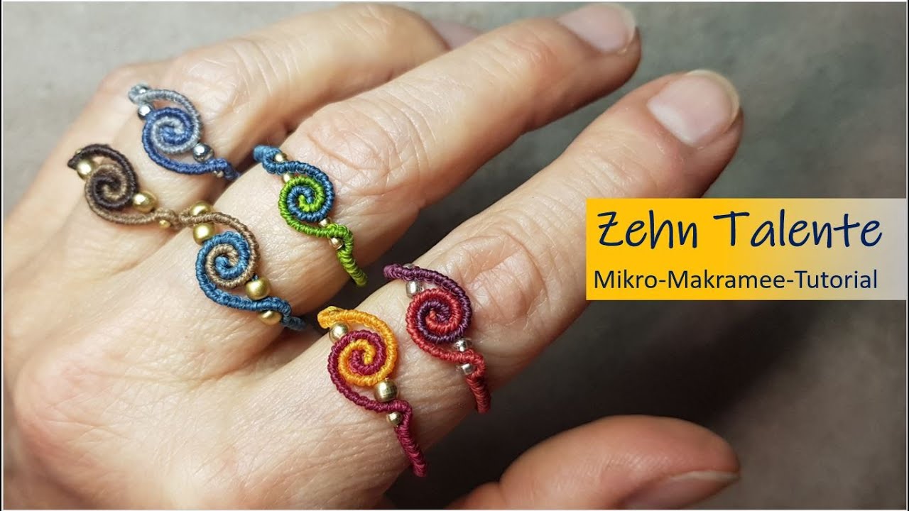 DIY Macrame Ring Level 3; 02/2024