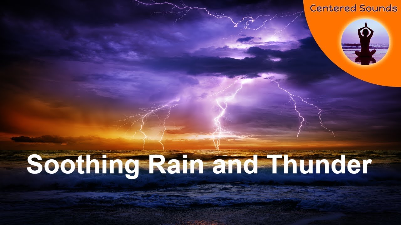 12 Hours Rain & Thunder Rainstorm Sounds Relaxing Sleeping Studying Mediating Focus Concentration