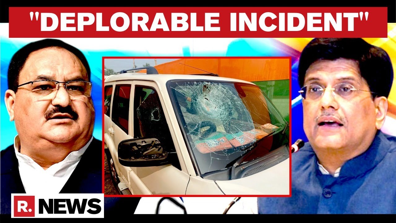 Piyush Goyal Condemns Attack On JP Nadda's Convoy, Alleges 