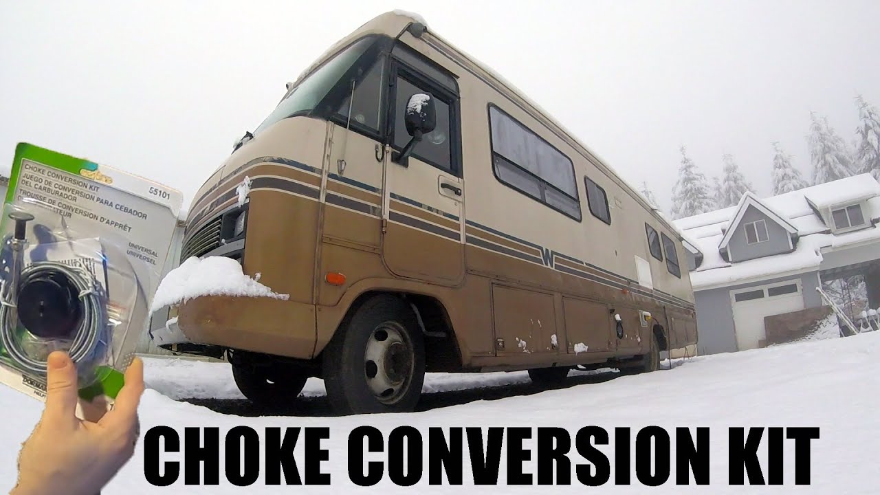 Installing Manual Choke Kit On '88 Chevy 454 RV