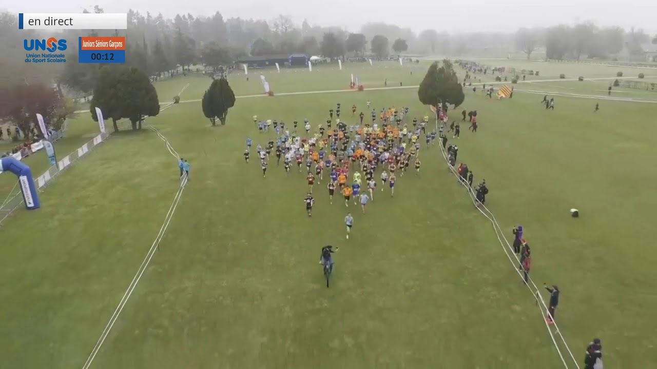 Course Juniors Garçons : Championnats de France UNSS de Cross-country 2024