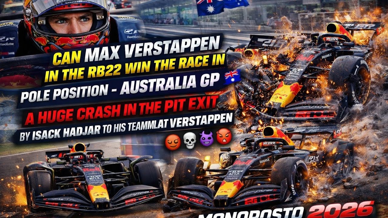 Australia GP 🇦🇺 Race Highlights: Verstappen on Pole | Pit Exit Incident with Hadjar | Monoposto 2026