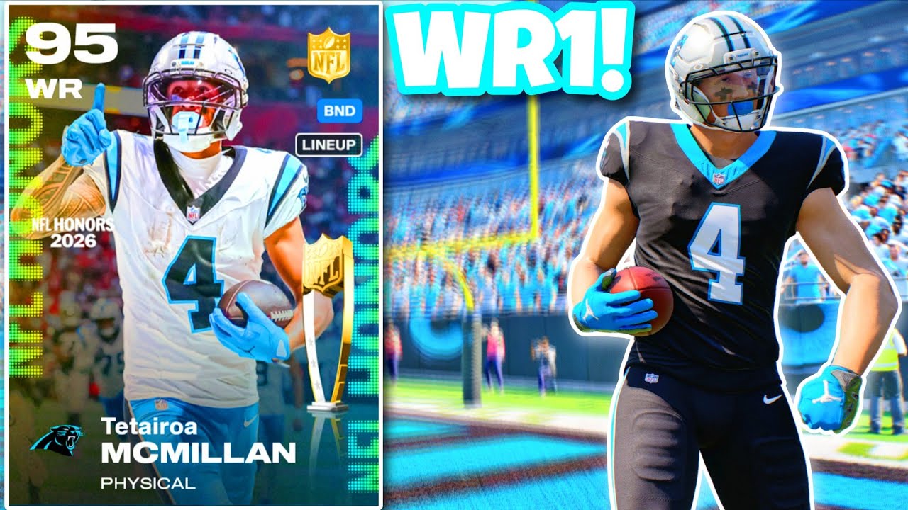 *new* 95 TETAIROA MCMILLAN is UNGUARDABLE in MADDEN 26 Ultimate Team! MUST HAVE!