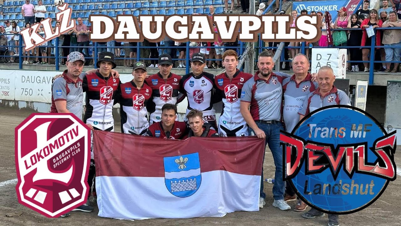 Latvija Daugavpils KLŽ LOKOMOTIV vs LANDSHUT DEVILS Žužel Speedway