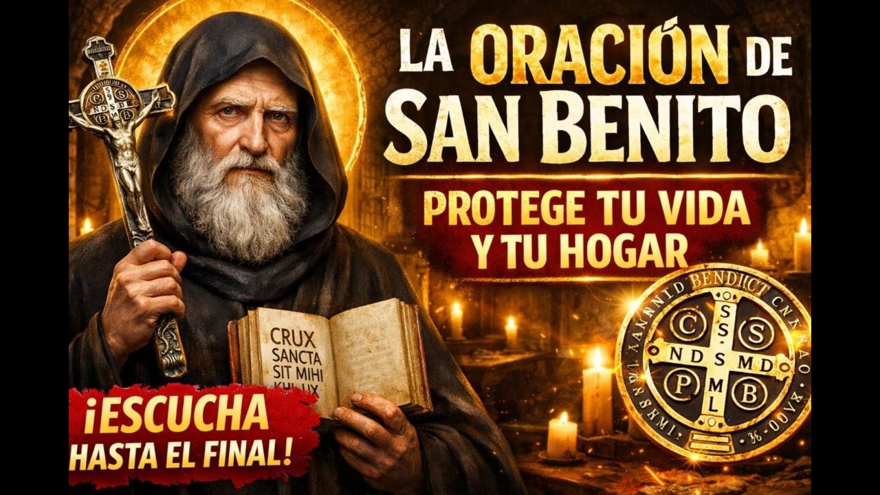 ¿CONOCES ESTA ORACIÓN de SAN BENITO? 🙏 PAZ y PROTECCIÓN HOY