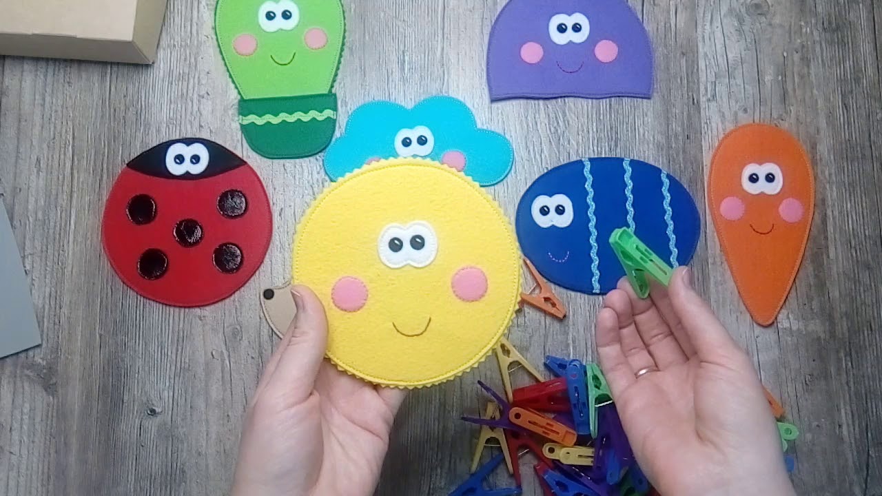 Развивающая игра из фетра 