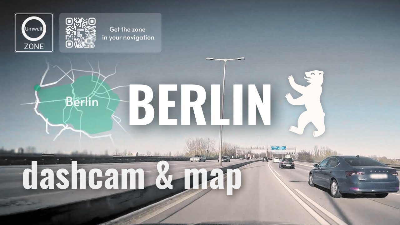 Berlin | Driving along the Ringbahn (Umweltzone map) | Germany 🇩🇪
