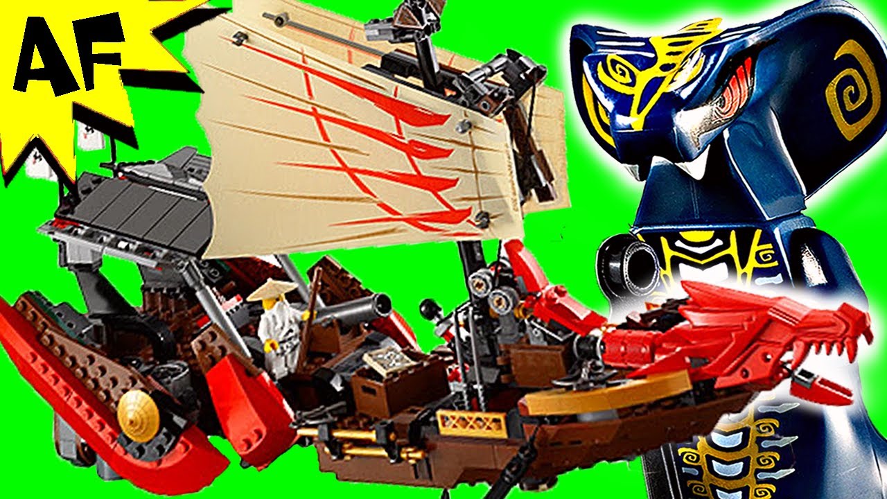 Lego Ninjago DESTINY's BOUNTY Ship 9446 Stop Motion Set Review