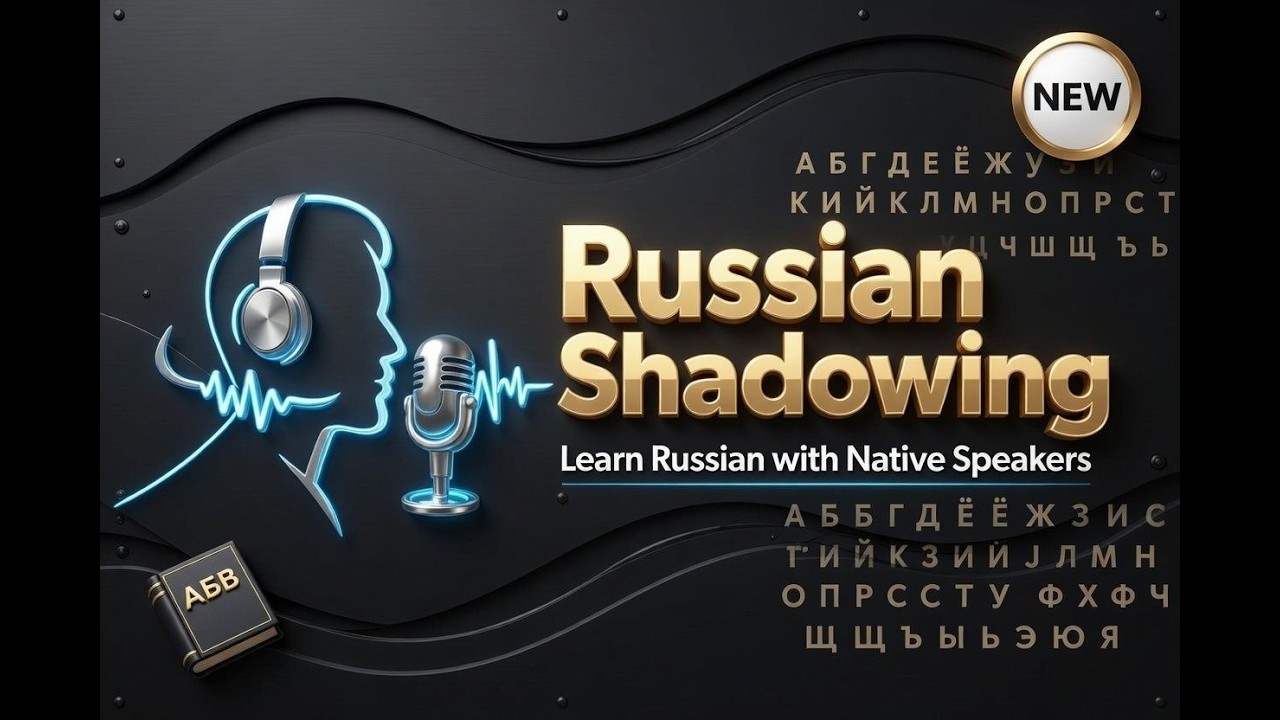 Russian Shadowing Practice | Easy Story for Beginners  A1 LESSON 1