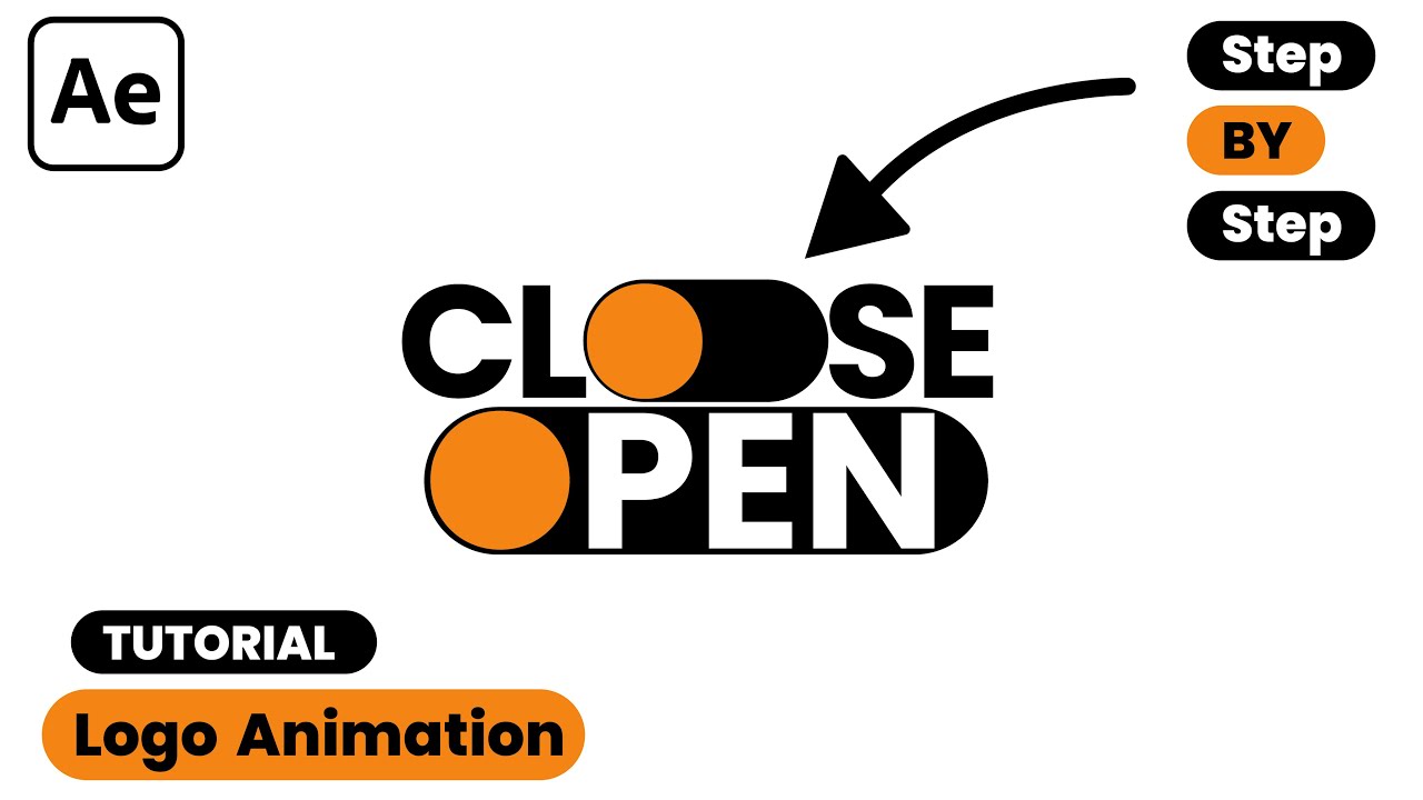 Open and close trick in After Effect tutorial | Motion Graphics |