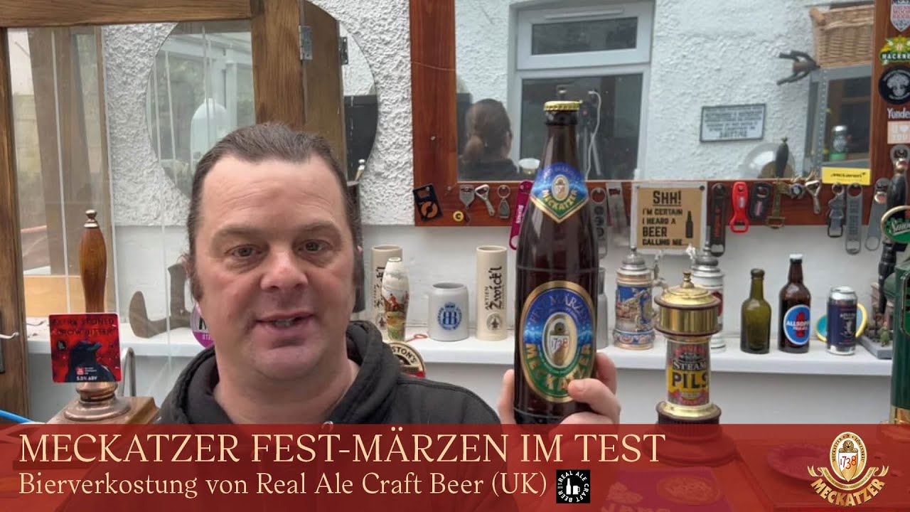 Meckatzer Fest-M&auml;rzen erobert UK: Produkttest von Beerfluencer'Real Ale Craft Beer'