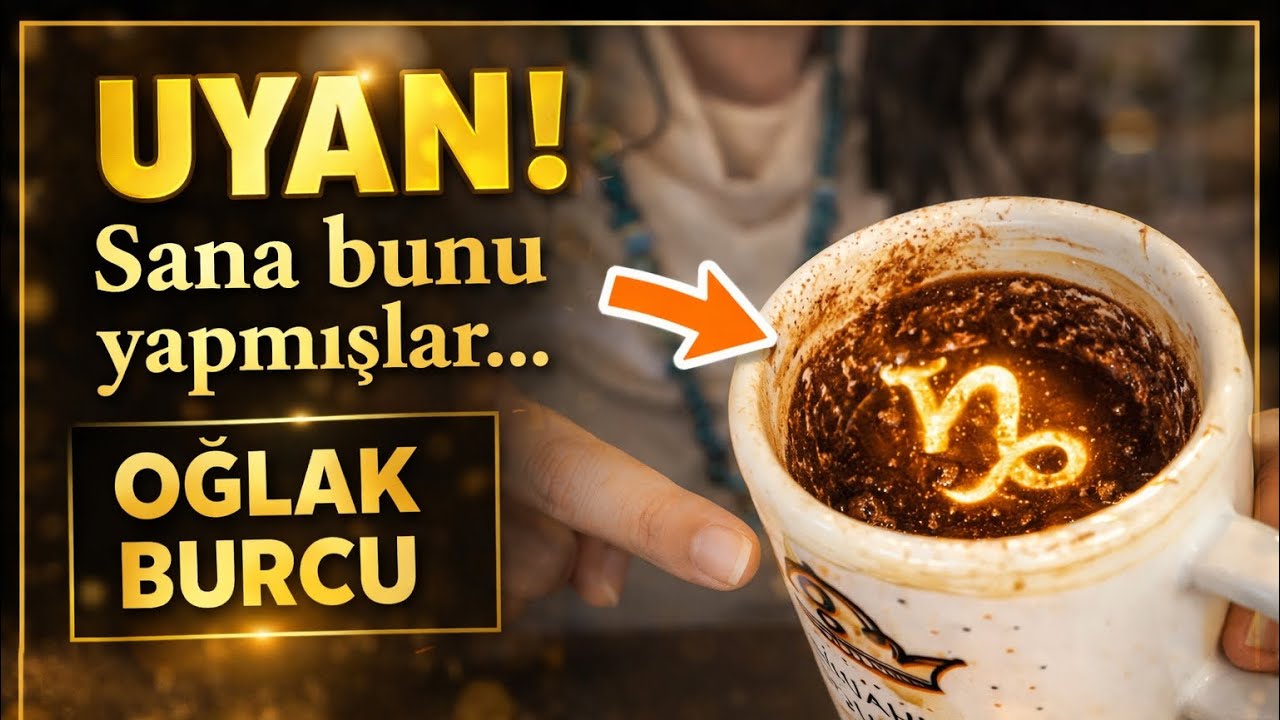 OĞLAK BURCU ☕️ UYAN! Bu Fal Sana T&uuml;m Ger&ccedil;ekleri G&ouml;sterdi! 