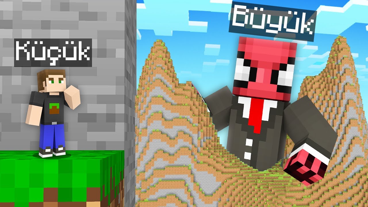 BÜYÜK FERİTED vs KÜÇÜK TARIK SAKLAMBAÇ - Minecraft