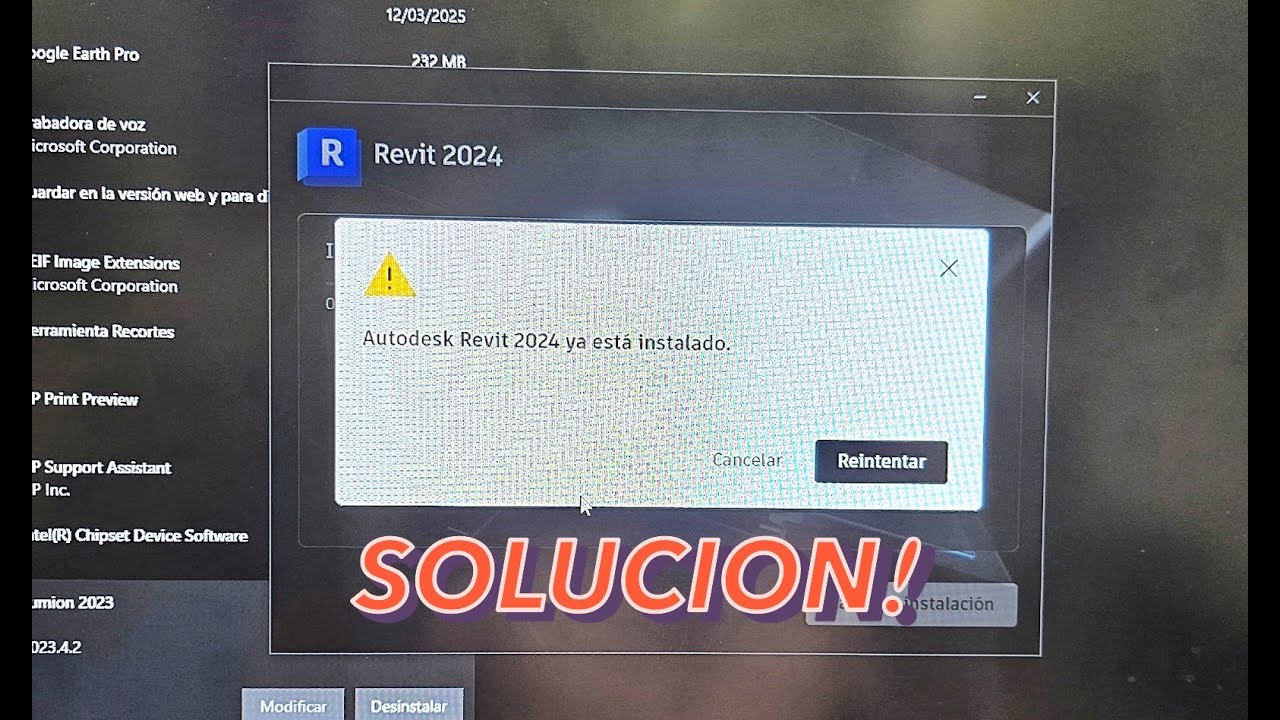 Solución DEFINITIVA al error de instalación de Revit : 