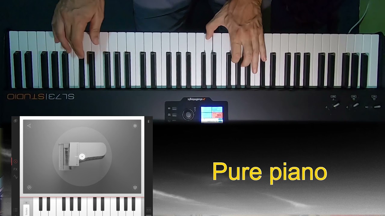 Piano iPad: test Ravenscroft 275, Pure piano, Ivory AmD, Pure Synth.