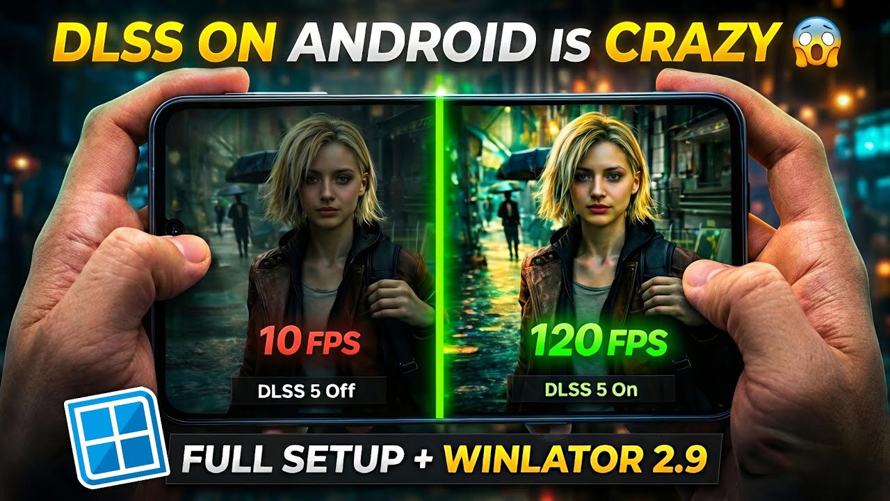 DLSS ON ANDROID IS CRAZY 😱 | 10 FPS &rarr; 120 FPS BOOST | Winlator 2.9