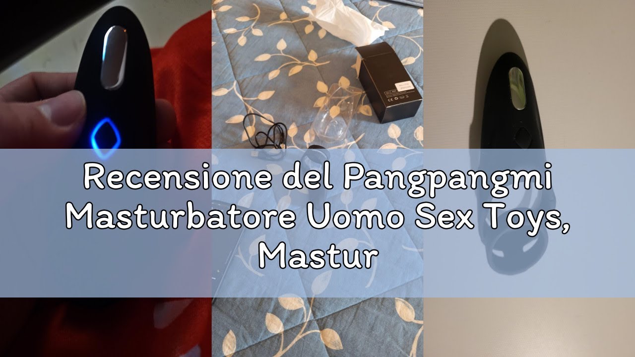 Recensione del Pangpangmi Masturbatore Uomo Sex Toys, Masturvatore per Uomo Sex Toy con 9 Vibrazione