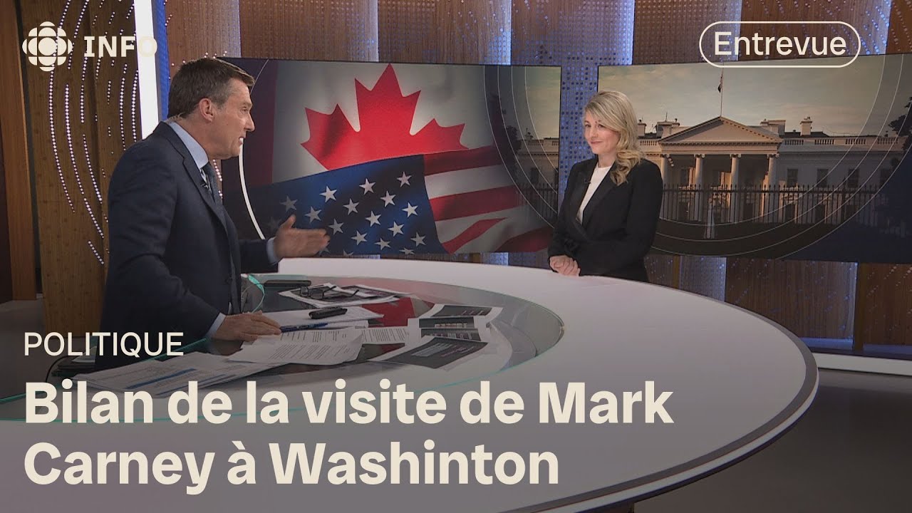 Mark Carney a-t-il réussi sa rencontre avec Donald Trump? Entrevue avec Mélanie Joly
