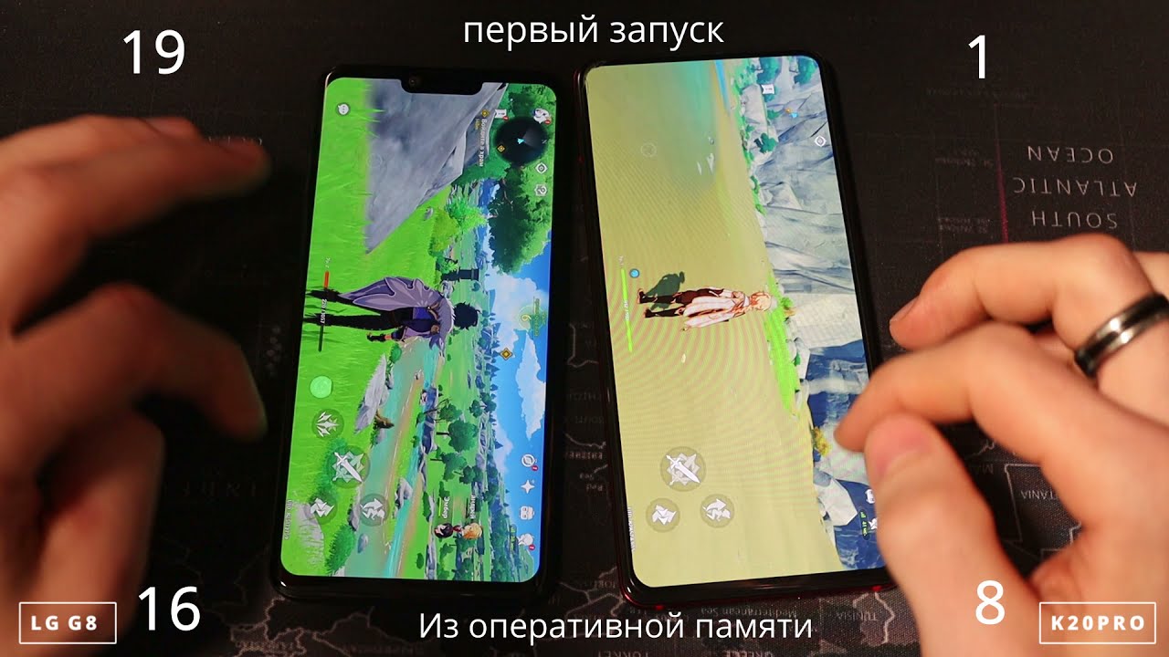 Lg g8 vs redmi k20 pro Speed test/скорость открытия приложений/загрузка из оперативной памяти